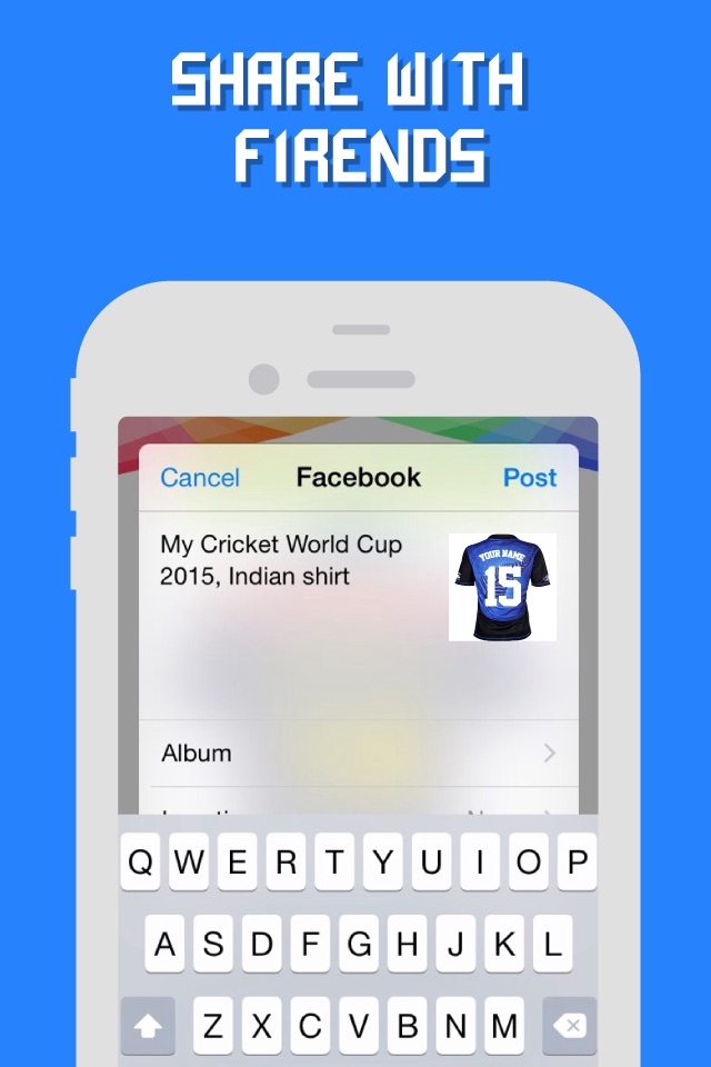 Cricket World Cup 2015 Jersey Maker screenshot 4
