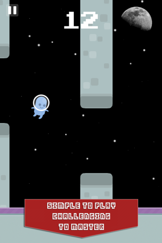 Bouncy Bean - Flappy Space Flyer screenshot 3