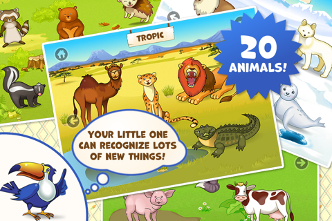 Zoo Playground - Games with animated animals for kids screenshot 2