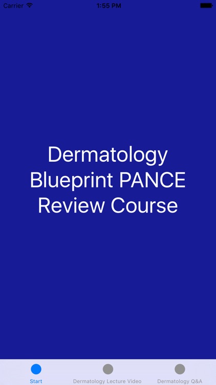 Dermatology Blueprint PANCE Review Course