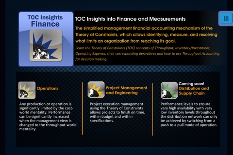 TOC Insights into Finance and Measurements: Throughput Accounting as  the Theory of Constraints solution presented in The Goal by Eliyahu M. Goldratt screenshot 4