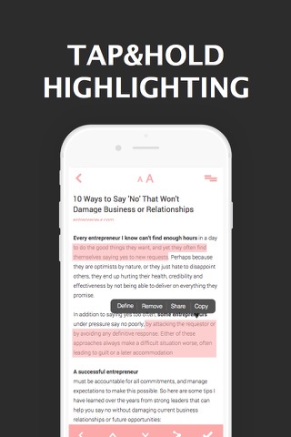 Summarized - Read Later Client That Let You Summarize Your Favorite Articles screenshot 2