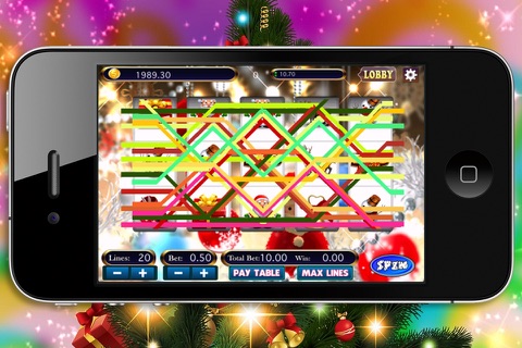 Mega Christmas Slots Machine screenshot 3