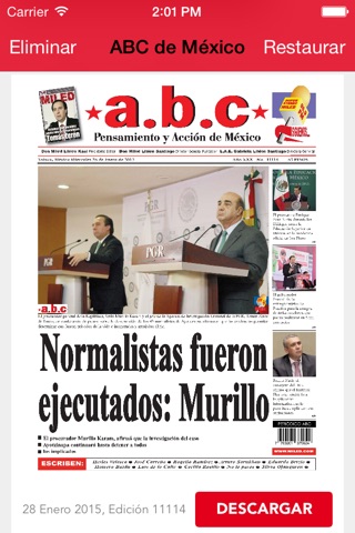A. B. C. de México screenshot 2