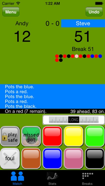 MySnookerStats - Snooker Scoring and Statistics