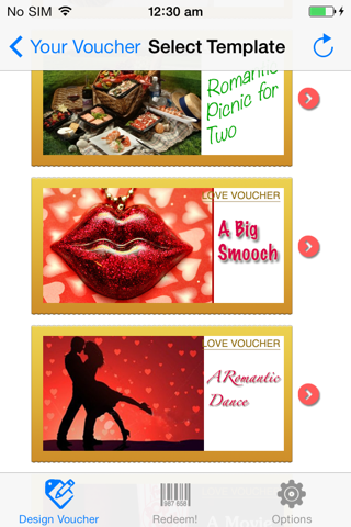 Love Voucher Coupons Designer screenshot 3