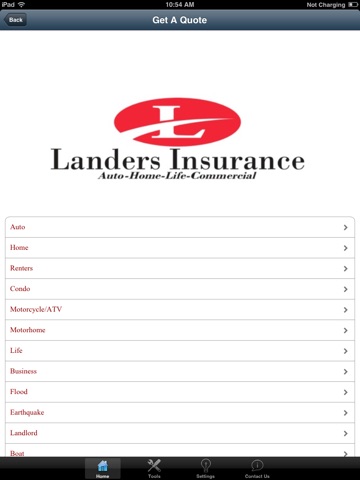 Landers Insurance HD screenshot 4