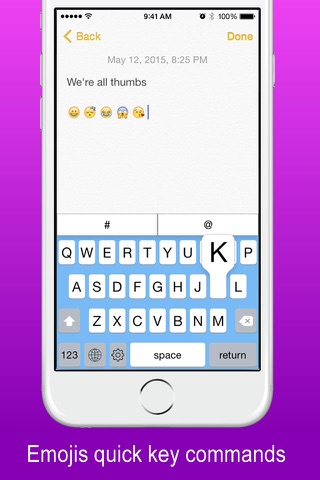 Thymble - Instagram Twitter Facebook & Periscope Social Keyboard Edition screenshot 2