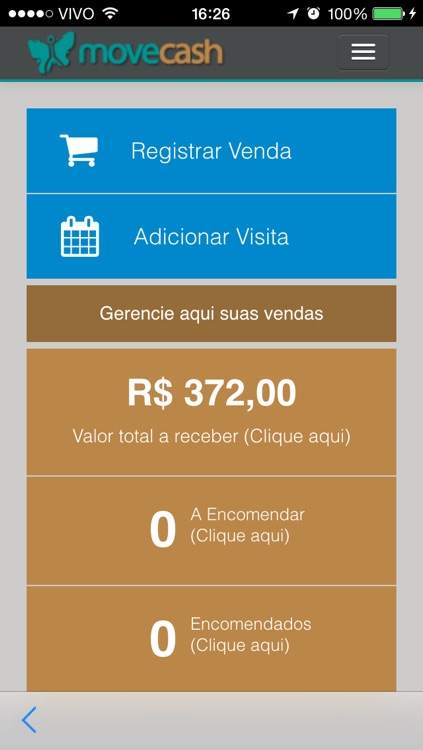 Movecash gestão de vendas