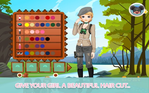 Fashion Safari - Dress up and make up game for kids who love safari and fashion screenshot 3