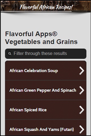 African Recipes from Flavorful Apps® screenshot 2