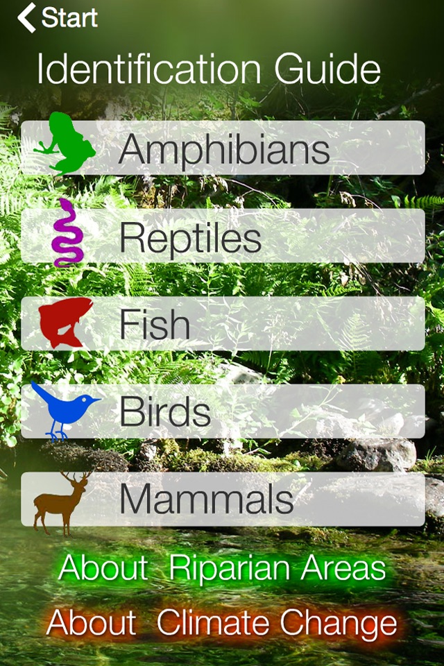 Animal Field Guide to the Flathead Reservation: Riparian Species screenshot 2