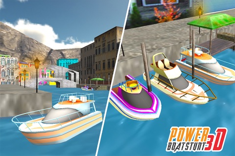 Speed Boat Driver Stunt Mania 3D screenshot 4