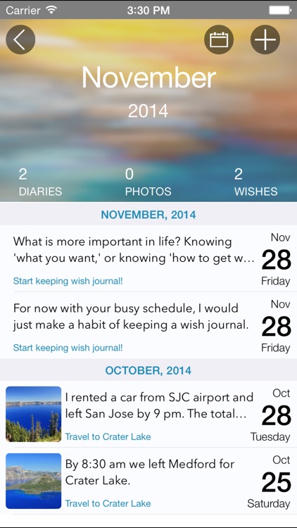 iWish Diary | A positive journaling tool, wish list screenshot-3