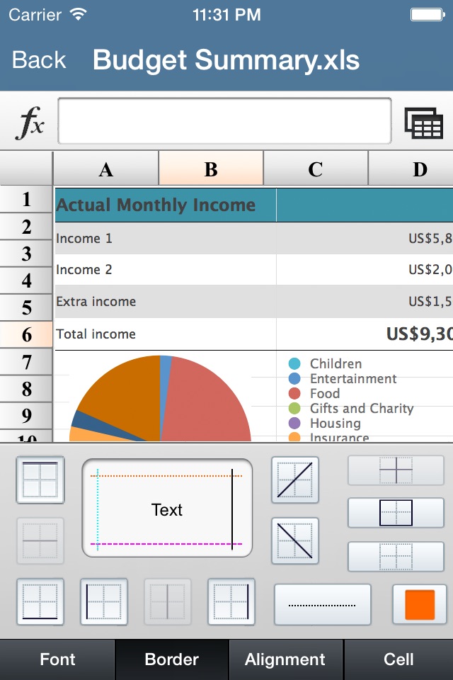 SpreadsheetX FREE-MS Office Excel Edition screenshot 2