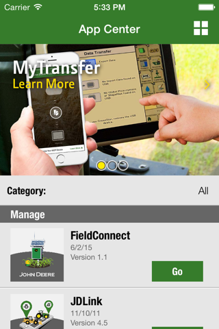 John Deere App Center screenshot 2