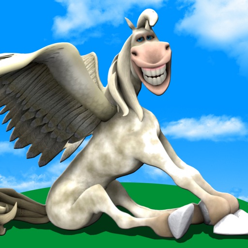 Pegasus the Winged Horse of Greek Mythology icon