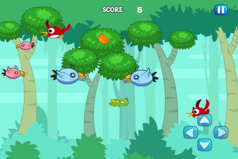 Flying Lizard Saga - Bird Eating Gecko Frenzy (Free) screenshot 2