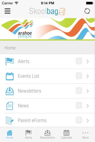 Arahoe School - Skoolbag screenshot 3