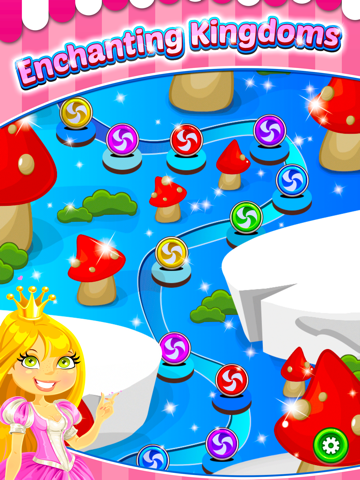 Little Pink Princess Candy Quest - Bubble Shooter Gameのおすすめ画像2