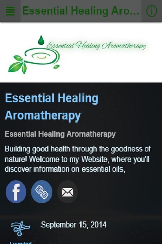 Essential Healing Aromatherapy screenshot 2