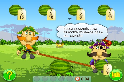 Fractions. Smart Pirates screenshot 3