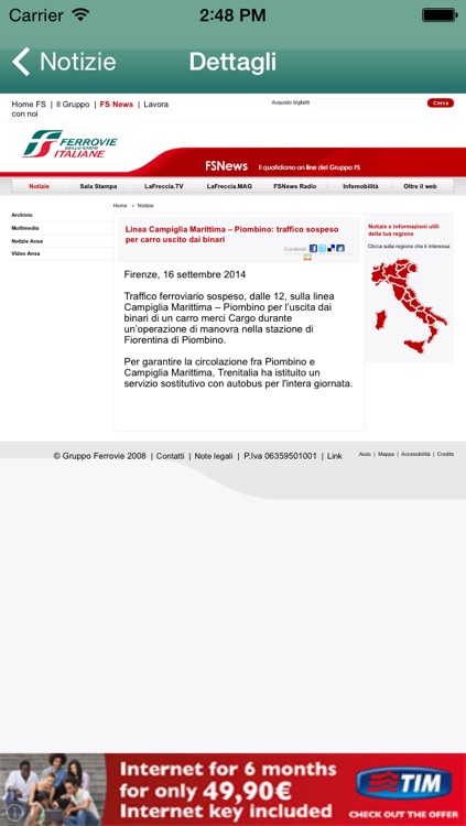 Trenitalia news screenshot-4