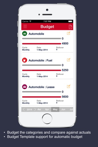 Mobile Expense  Budget Tracker screenshot 3