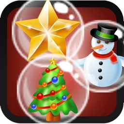 Christmas bubble shooter. An addictive bubble popping game for christmas eve