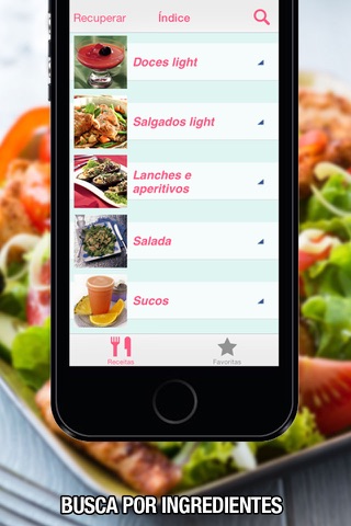 Guia da Cozinha Receitas Light screenshot 2