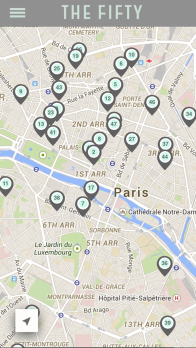 Screenshot #3 pour The Fifty - Les 50 meilleurs plats de Paris