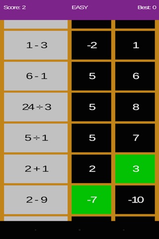 TAP MATH Reflexes and Math Master screenshot 3