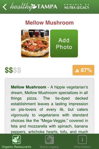 Tampa health & organic food stores / restaurants screenshot 3