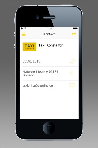 Taxi Konstantin Einbeck screenshot 3