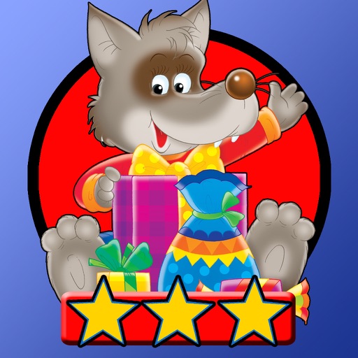 wolves and slot machines for children - free game icon