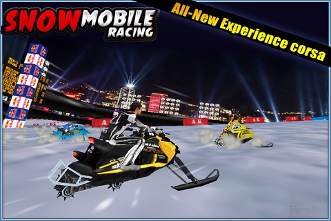 SnowMobile Racing 3D ( Action Race Game / Games ) screenshot 4