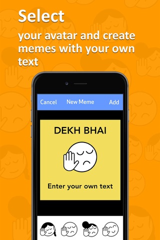 Dekh Bhai ~ Create Funny Indian Meme screenshot 2