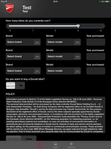 Ducati Data Collection screenshot 2