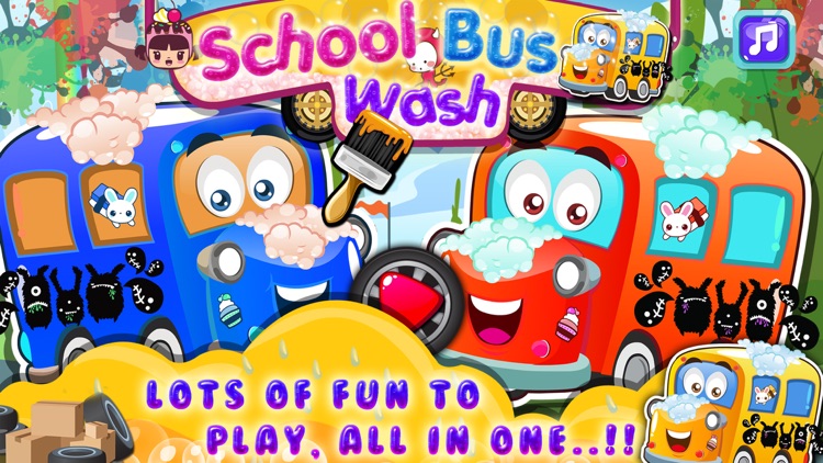 Baby School Bus Wash