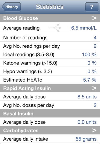 RapidCalc Diabetes Manager screenshot 4