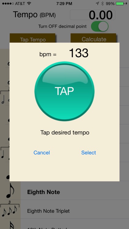 Tempo Delay Calc