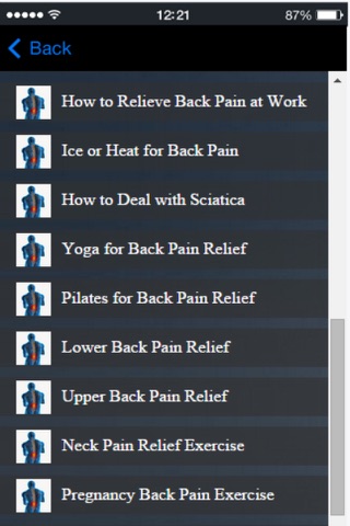 Back Pain Exercise - Learn How to Treat Lower Back Pain at Home screenshot 3