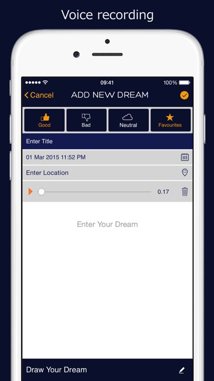 Dream Compose - Record your dreams