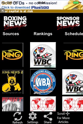 Boxing News Scavenger screenshot 2