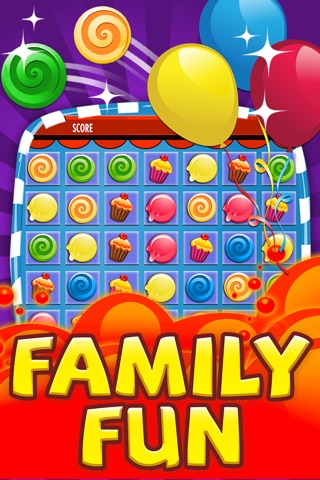 Candy Game - Match 3 Candies Puzzle For Children HD FREE screenshot 2