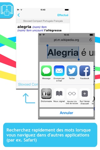 French <-> Portuguese Slovoed Compact talking dictionary screenshot 3