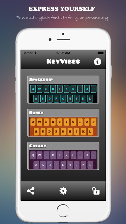 KeyVibes - Color Keyboards and Custom Themes screenshot-3