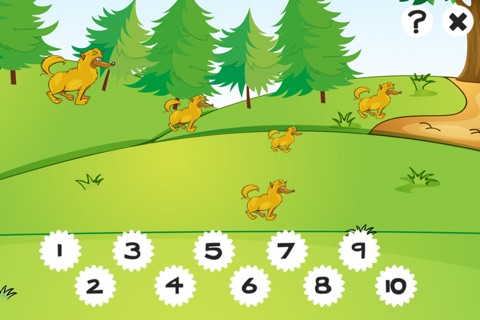 123 Count-ing Number-s Kids Game-s: Free Play-ing & Brain Training With Dogs screenshot 2