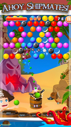 Bubble Land Pirates: Junior King Treasure Shooter(圖1)-速報App