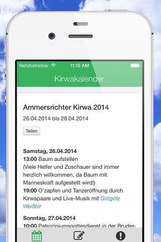 Kirwakalender - Kirwa-Gemeinde screenshot 3